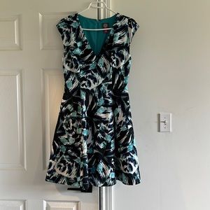 BLUE COLOURFUL DRESS